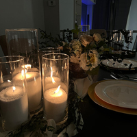 Bougies de mariage fantaisie bricolage vente en gros boîte-cadeau en cire de palme cire de bougie perlée de plusieurs couleurs