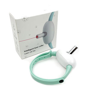 Kingtale mainan kucing otomatis, mainan kucing otomatis dengan lampu LED dapat diisi ulang USB mainan kucing interaktif kerah penunjuk <span class=keywords><strong>Laser</strong></span> untuk kucing - Product Image 1