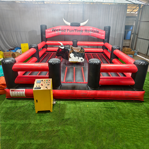 Machine de rodéo mécanique <span class=keywords><strong>gonflable</strong></span> à fumée pour adultes, équipement commercial de jeu de <span class=keywords><strong>taureau</strong></span> à vendre - Product Image 2