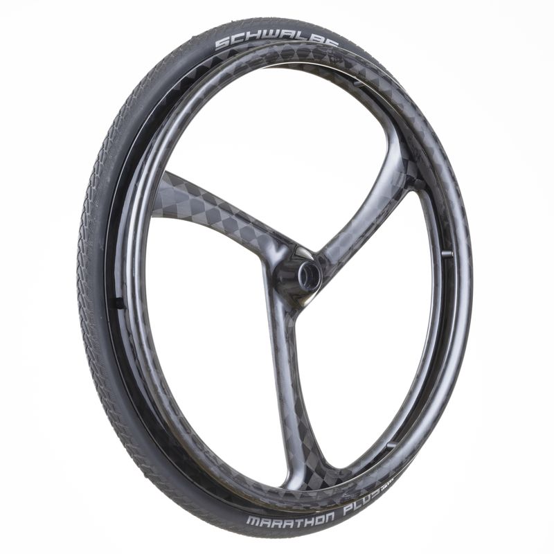 CAREMASTER CT9001 24-дюймовая карбоновая шина для инвалидной коляски с суперлегким ободом для спортивной инвалидной коляски