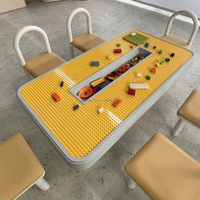 Table de jeu Montessori moderne pour enfants, ensemble table et chaises en bois, écologique, durable, pour salle à manger, chambre, bureau, salon