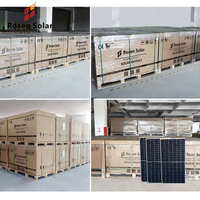 Panneaux Solaires Risen Énergie Monocristallins Module PV Panneau Mono 120 Cellules 72 Cellules 400 Watts Perc la Moins Chère Haute Efficacité