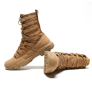 Botas Tácticas de Caña Alta para Hombre – Zapatos de Escalada y Senderismo con Cordones – Calzado de Entrenamiento para Exteriores con Suela de Goma Antideslizante - Product Image 6