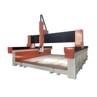 Jinan Powertech 4 axes 5 axes 3D 4D styromousse fraisage sculpture sur bois routeur CNC Machine 3141