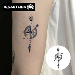 <span class=keywords><strong>รอย</strong></span><span class=keywords><strong>สัก</strong></span>กึ่งถาวร ลายเข็มทิศ ลายเรขาคณิต ลายลูก<span class=keywords><strong>ศร</strong></span> ลายสัญลักษณ์นำทาง กันน้ำ ติดทนนาน 2 สัปดาห์ ขายส่ง - Product Image 2