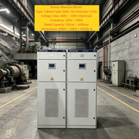 Générateur de VAR statique SVG 400V 50kvar, armoire de compensation de puissance réactive dynamique (STATCOM) pour correction du facteur de puissance industrielle
