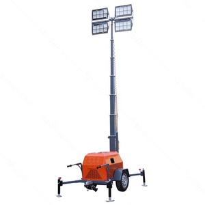 5M 7m Đèn Máy phát điện diesel 4x400W tháp ánh sáng di động - Product Image 5