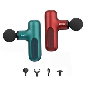 Beoka 2026 Pistola de Masaje Profesional de 4 Cabezales para Tejido Profundo, Vibración, Masaje Corporal y Facial, Mini Pistola de Masaje con Calor y Frío - Product Image 1