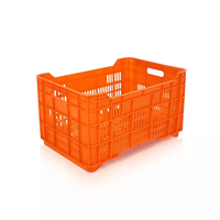 Molde de inyección de última generación para cajas de plástico para frutas y verduras con sistema de canales calientes y expulsor P20