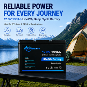 Batería Recargable LiFePO4 de 12V 100Ah para RV, Sistemas Solares Marinos, Motor de Arrastre, UPS, Almacenamiento de Energía, 5000 Ciclos de Vida Útil - Product Image 3