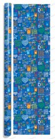 Ensemble de papier cadeau pour la fête des pères et la fête des mères, sacs cadeaux imprimés, boîtes, cartes de vœux, étiquettes suspendues, emballage cadeau complet