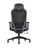 Chaise de bureau ergonomique moderne commerciale de Foshan avec support lombaire réglable, appui-tête et design pliable en maille pour écoles et hôpitaux