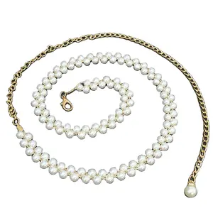 Chaîne de taille décorative en métal avec perles pour femmes, <span class=keywords><strong>ceinture</strong></span> de taille - Product Image 2