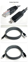 Kabel USB C ke RJ45 Tipe C 1,5m, Kabel Ethernet Gigabit Terhubung Langsung 1Gbps, Kabel Jaringan LAN Internet Kompatibel dengan Laptop