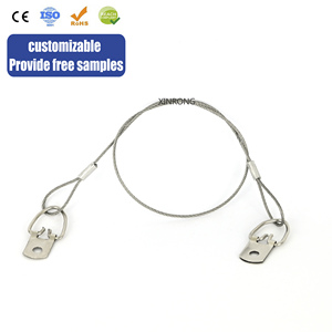 Câble en acier galvanisé haute résistance avec terminaux et crochets, acier à découper librement pour la construction, différents diamètres - Product Image 2