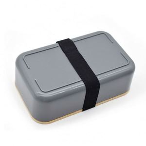 Wholesale School <b>Lunch</b> Box <b>Set</b> Plastic Bento <b>Lunch</b> Box with Bamboo Lid - Product Image 2