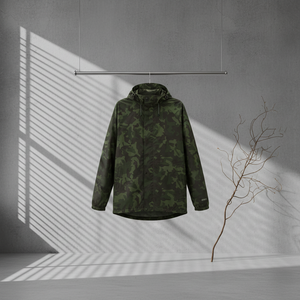 Giacca da <span class=keywords><strong>uomo</strong></span> taglie forti 2026 di <span class=keywords><strong>tendenza</strong></span>, calda e alla moda, con stampa a rilievo, effetto lavato e chiusura a cerniera, per autunno e inverno - Product Image 1