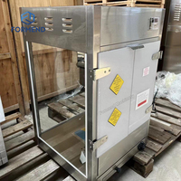 Máquina de palomitas de maíz portátil sobre ruedas Carro de aperitivos móvil para el mercado de agricultores