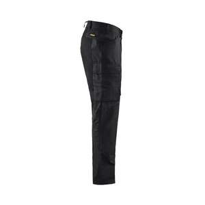 BLAKLADER - 148615129900C54 Flame resistant inherent <b>trousers</b> with stretch <b>Black</b> - EAN 7330509883112 FLAME RESISTANT <b>WORKWEAR</b> - Product Image 3