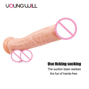 Volwassen Seksproduct Dildo Tpe <span class=keywords><strong>Touch</strong></span> Realistische Dildo 'S Met Ballen Penis Seksspeeltjes Voor Vrouwen - Product Image 3