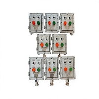 Boîtier de commande électrique antidéflagrant avec bouton poussoir anti-flamme IP66 Ex d IIB T6 Gb 24V-240V 5A pour l'industrie pétrolière et gazière