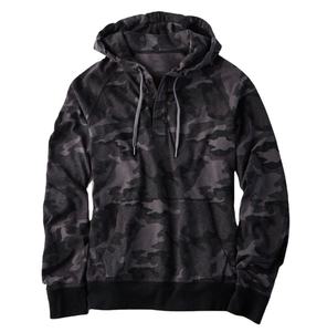 2025 sudadera de invierno cálida personalizada para hombre, Sudadera con capucha de camuflaje, ropa de invierno teñida lisa de primavera, fabricación de poliéster/algodón - Product Image 1