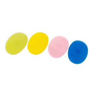 Silicone Facial Cleansing Brush Deep Cleansing Manual For Acne Blackhead Removal Unisex Pore Cleaner RoHS Compliant - Product Image 1
