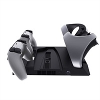 Support de ventilateur de refroidissement multifonctionnel universel et support de stockage pour consoles PS5 Pro, PS5 Slim et PS5