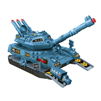 Askeri model morphing depolama oyuncak tank füze tankı savaş ordu ses ve ışık ile 3 arabalar
