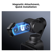 Objectif anamorphique K&F Concept 1,2X + objectif macro 10X + objectif grand angle + filtre ND8 + ND32 + ND128, ensemble de 6 filtres magnétiques pour Pocket 3