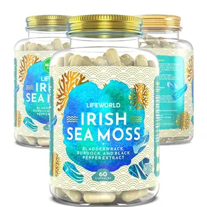 生活世界草药补充剂批发自有品牌爱尔兰海苔有机生海苔胶囊