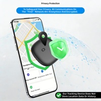 Localizador GPS en Tiempo Real con Control por Aplicación para Android/iOS - Localizador para Personas Mayores, Mascotas, Autos, Llaves, Carteras y Niños, con 1 Año de Duración de Batería