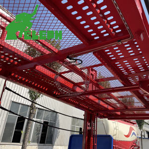 Remolque <span class=keywords><strong>Portacoches</strong></span> de Doble <span class=keywords><strong>Plataforma</strong></span> de 2 Ejes con <span class=keywords><strong>Plataforma</strong></span> Elevadora Hidráulica, ¡Gran Venta! - Product Image 3