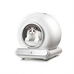 [Grande Nouveauté] Bac à litière automatique intelligent électrique rond et fermé pour chat LeLo Pets, modèle MSP4 - Product Image 1