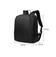 Abnehmbare Tasche Große Fotografie Wasserdichte Tasche für Kamera Video Laptop Stativ Objektiv Fotograf Rucksack