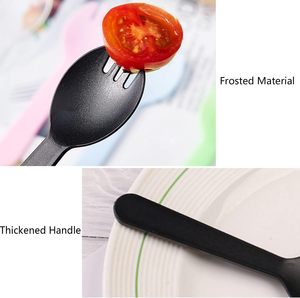 Disposable Forks Forks Spoons <b>Cakes</b> Desserts Salads Plastic Spoons - Product Image 2