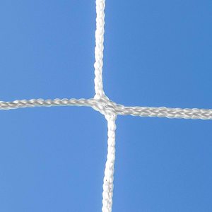 Directo de fábrica, venta al por mayor, Partido de entrenamiento de alta calidad, Red de fútbol PE blanca personalizada para <span class=keywords><strong>11</strong></span> personas - Product Image 2