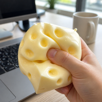 Vente en gros de jouets anti-stress à presser ASMR Vaseline No Rising Jumbo Cute Kawaii Halloween Squishy Cheese Cube en vrac personnalisés