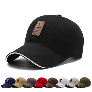 スポーツキャップOEM卸売高品質綿100% カスタムロゴ刺繍野球帽