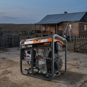 Portable 3kw -20kw <b>Generator</b> Air Cooled 6 Kw 4 Stroke Engine OEM ODM Cell Ship to Israel 6900sy <b>Generator</b> Home Use - Product Image 5