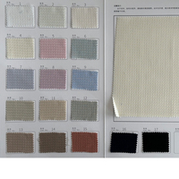 Tissu tissé mélangé par polyester léger respirant de la rayonne 132gsm tissu rayé doux pour la peau de robe de chemise