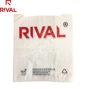 biodegradable Supermarket Thank <span class=keywords><strong>You</strong></span> Vest t shirt shopping plastic vest bag - Product Image 3
