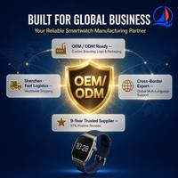 OEM Smartwatch mit Eigenem Logo, BT-Anruffunktion, Gesundheitsmonitor, Gebogenem Display und Fitness-Tracker für Globalen Großhandel