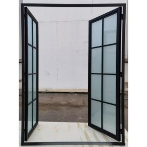 8 portes intérieures françaises en acier à <span class=keywords><strong>double</strong></span> balançoire pour le <span class=keywords><strong>salon</strong></span> - Product Image 5