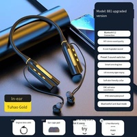 Nouveau Casque Sport Sans Fil Anti-Bruit avec Grande Autonomie, Qualité Sonore et Étanche pour le Cou et les Oreilles
