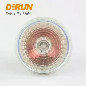 Halogen Heat Lamp MR16 GU5.3 12v 24v 35w 50w Dimmable Heating Light Bulb With Clear Glass HAL-MR16