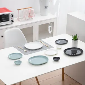 Nordic Modern Porcelain Dinner Dinnerware Sets Ceramic Plate Set for Home Decor