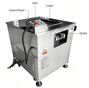 Máquina Cortadora Oblicua Totalmente Automática para Carne y Mariscos, Ideal para Salmón, Calamar, Hígado, Tripas y Pescado - Product Image 3