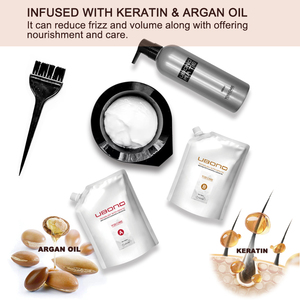 Crema Alisadora para el Cabello YOGI Ubond Nutritiva, de Bajo Olor, No Irritante, Crema para Permanente para Salón - Product Image 4