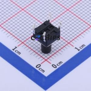 K2-1102DP-K3SW-04 Tactile Switch Through hole Component (THT)-4P,6x6mm Switch 1.8N Through Hole 6mm 6mm - Product Image 2